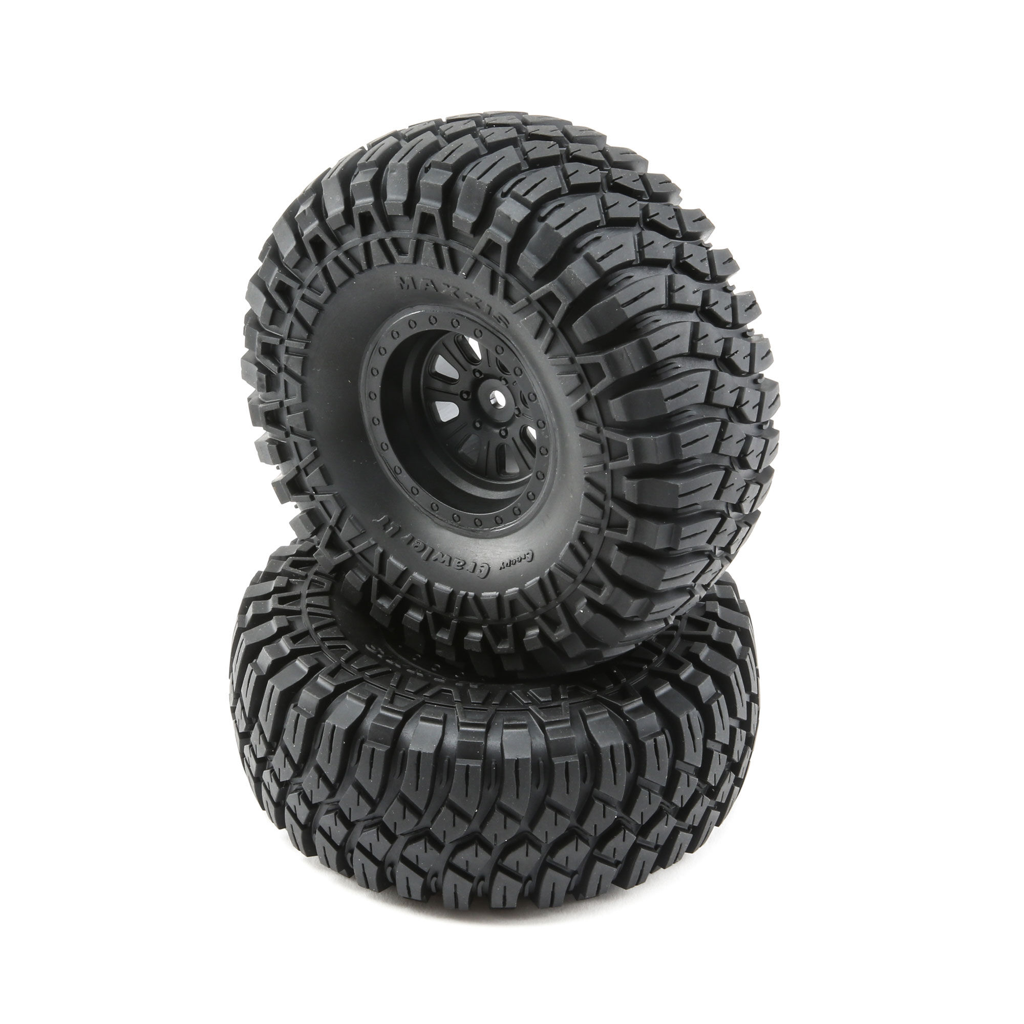 Losi Maxxis Creepy Crawler LT Tires and Wheels Mounted (2) | Losi