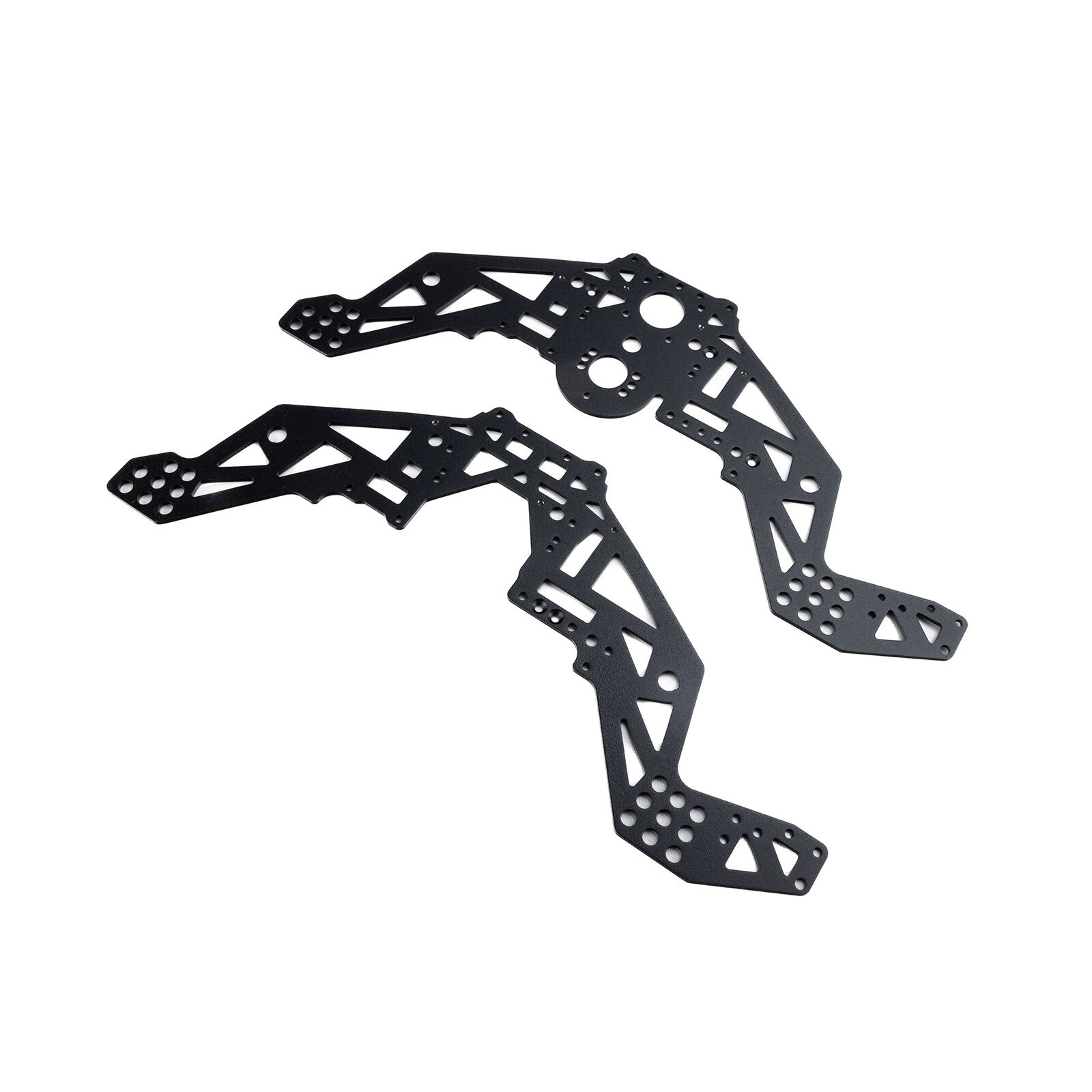 Losi Chassis Plate Set V3, Black: Mini LMT Sparkle Smash