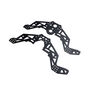 Losi Chassis Plate Set V3, Black: Mini LMT Sparkle Smash