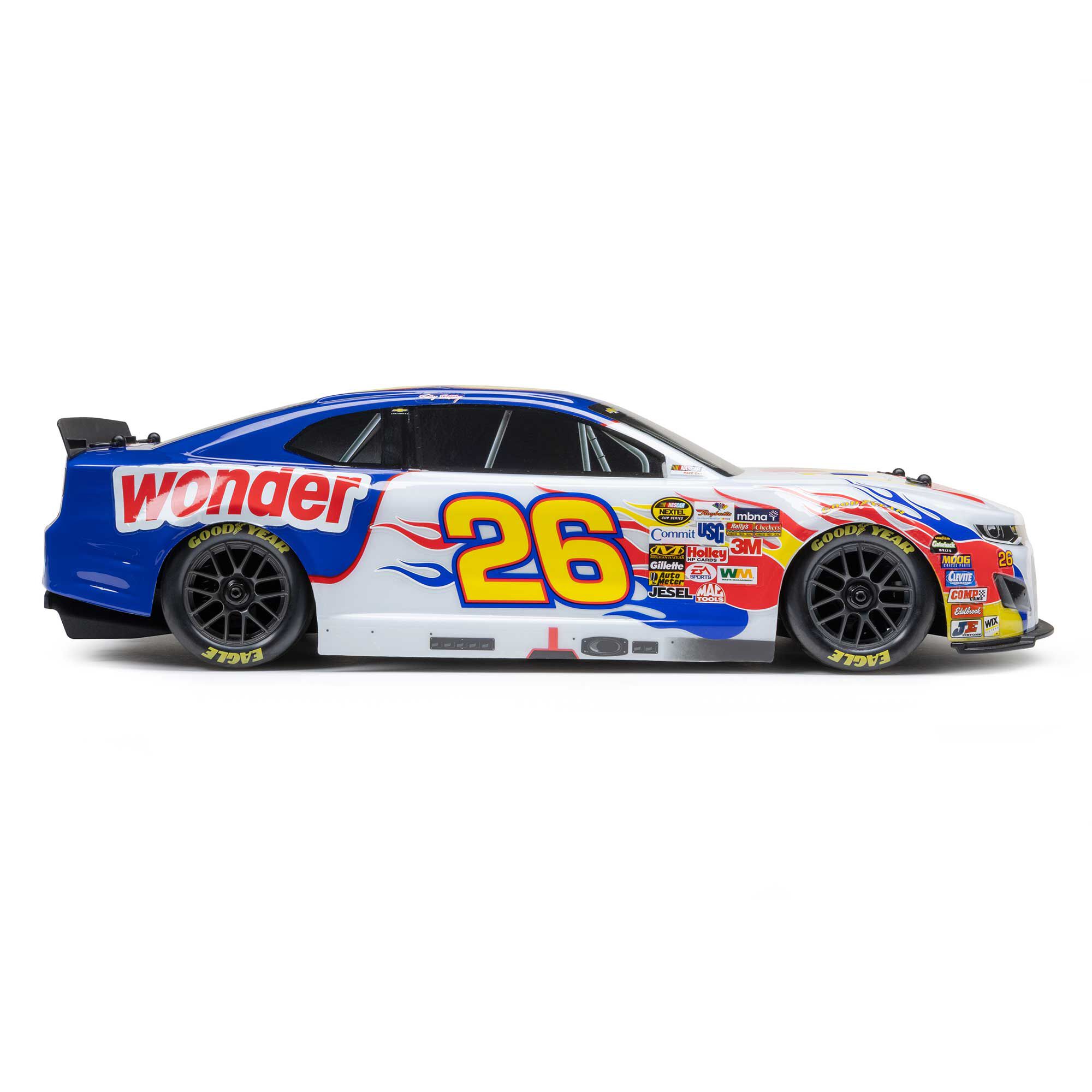 Losi 1/12 NASCAR RC Race Car Ricky Bobby No. 26 2026 Wonder Bread