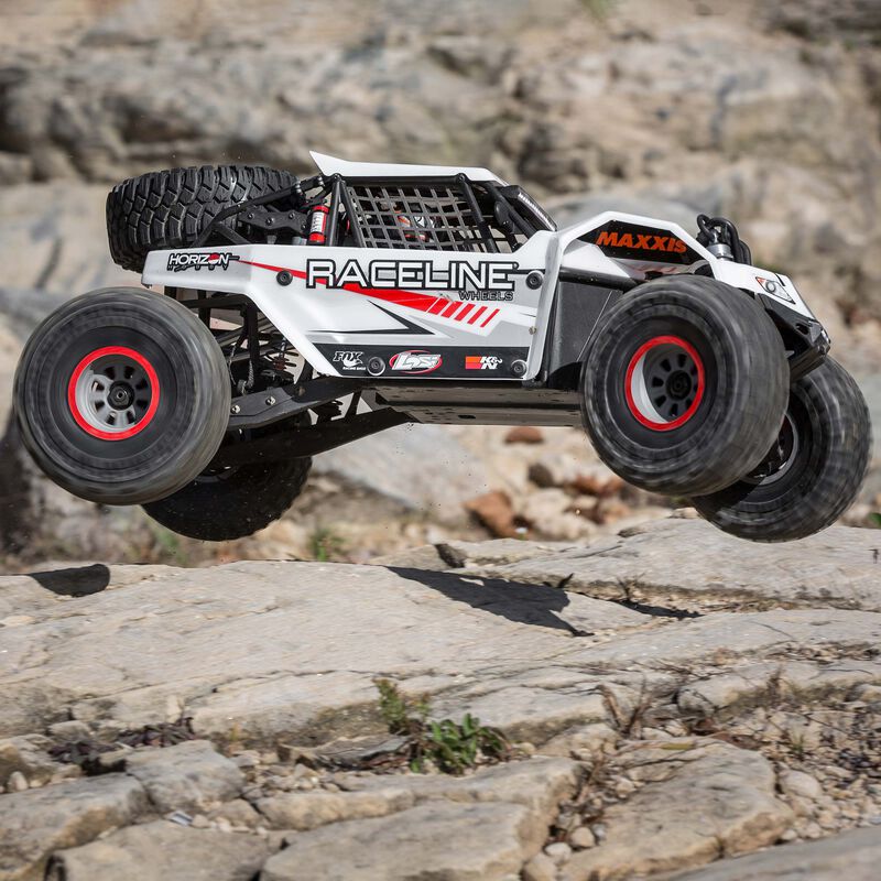 1/6 Super Rock Rey V2 Baja Designs 8S 4X4 RTR Brushless Desert Buggy, Red 