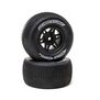 Pro-Line Racing 1/10 Sheriff Dirt Oval Wheels, 12mm Hex, Black (2): Losi Sprint Car (Rear) & Dirt Late Model (Front/Rear)