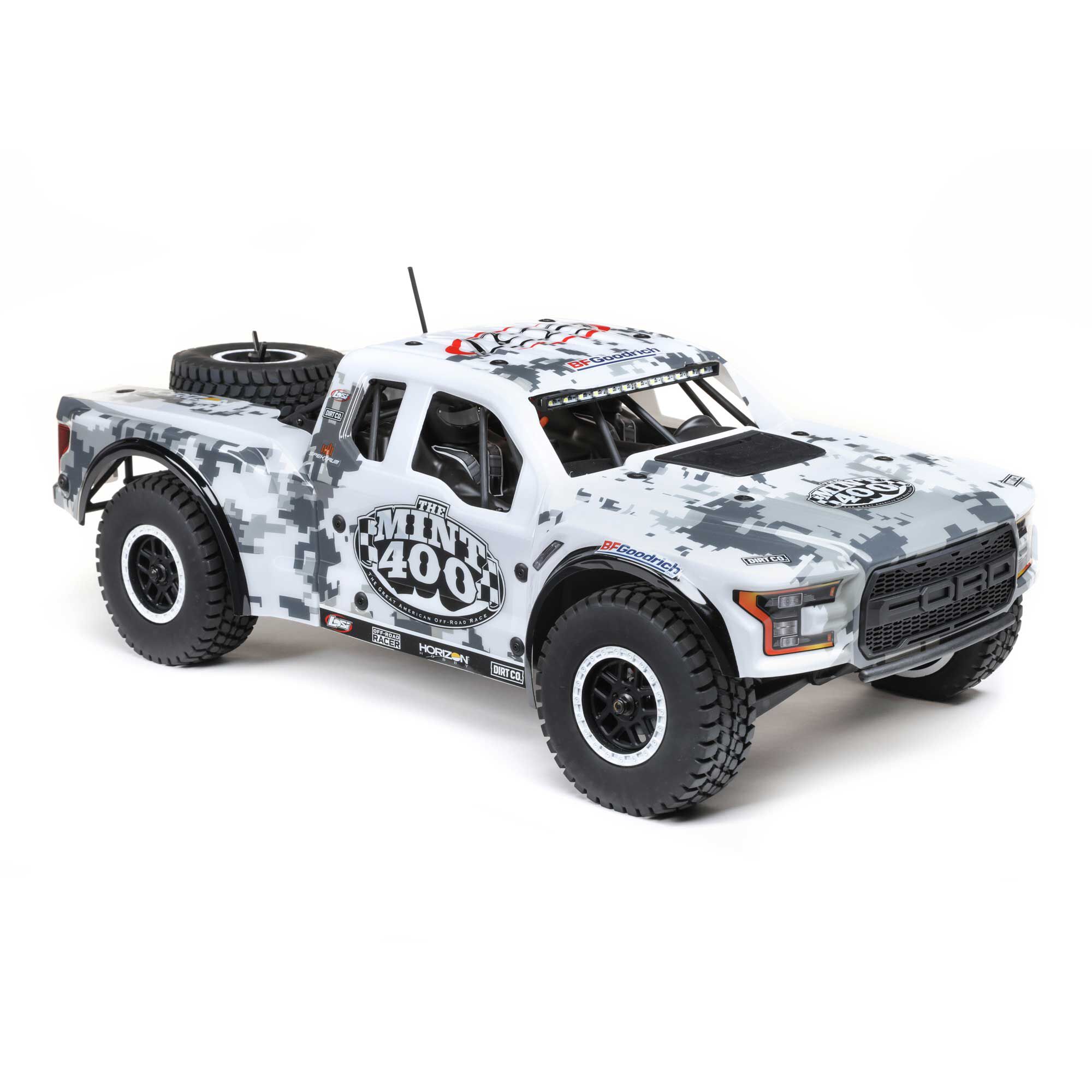 ホビーラジコン HORIZON HOBBY BAJA RAY MINT 400 1/10 1/10 Mint 400 Ford Raptor Baja Rey Limited Edition 4WD RTR | Losi