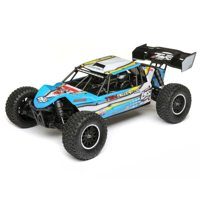 1/10 TENACITY-DB 4WD Desert Buggy RTR with AVC, Blue/Yellow