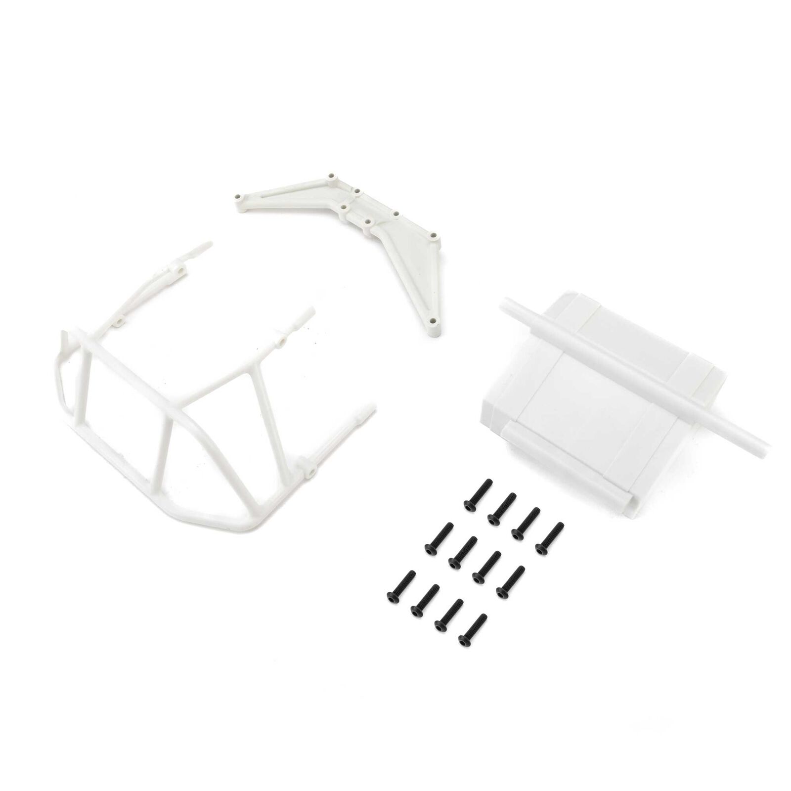 Losi Rear Bumper Set, White: 22S DLM