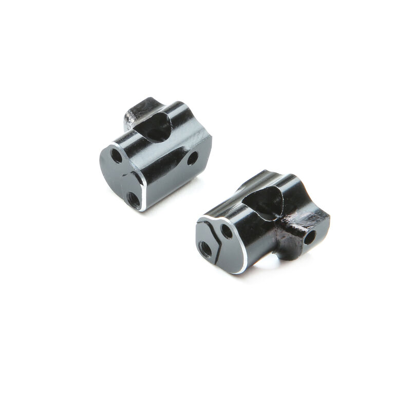 Caster Block, 0 Degree Left/Right Aluminum: Mini-T 2.0, Mini-B