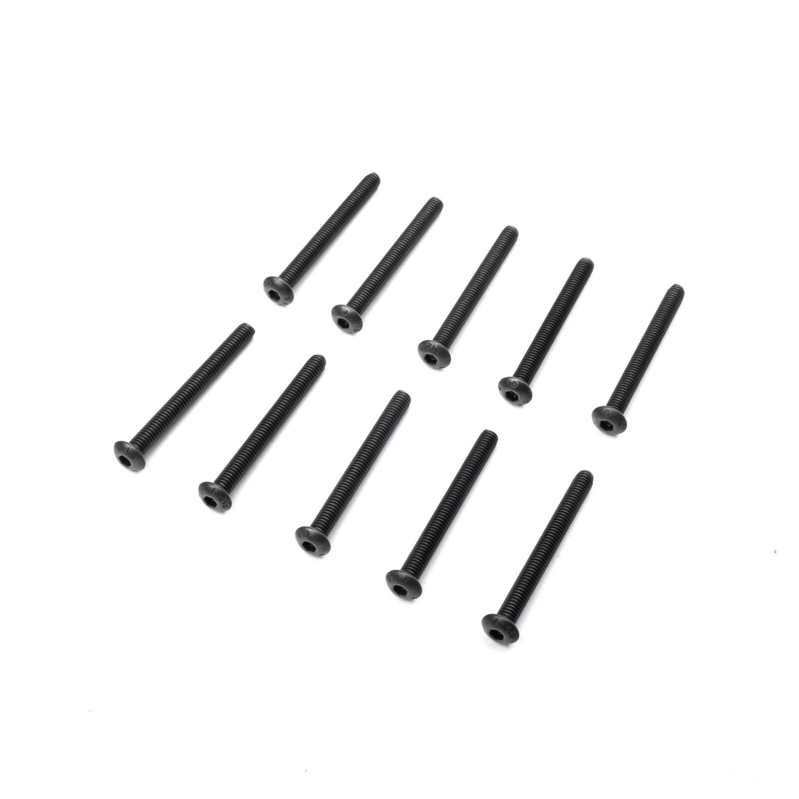 Button Head Screws, M4 x 40mm STL (10)