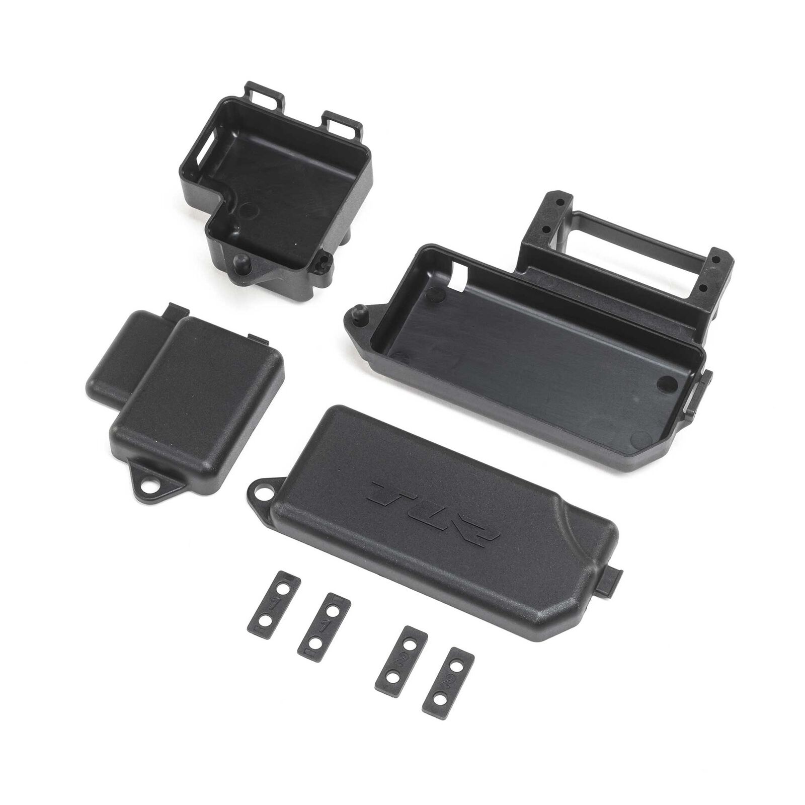 Losi Servo & Receiver Mounts: 8X 2.0