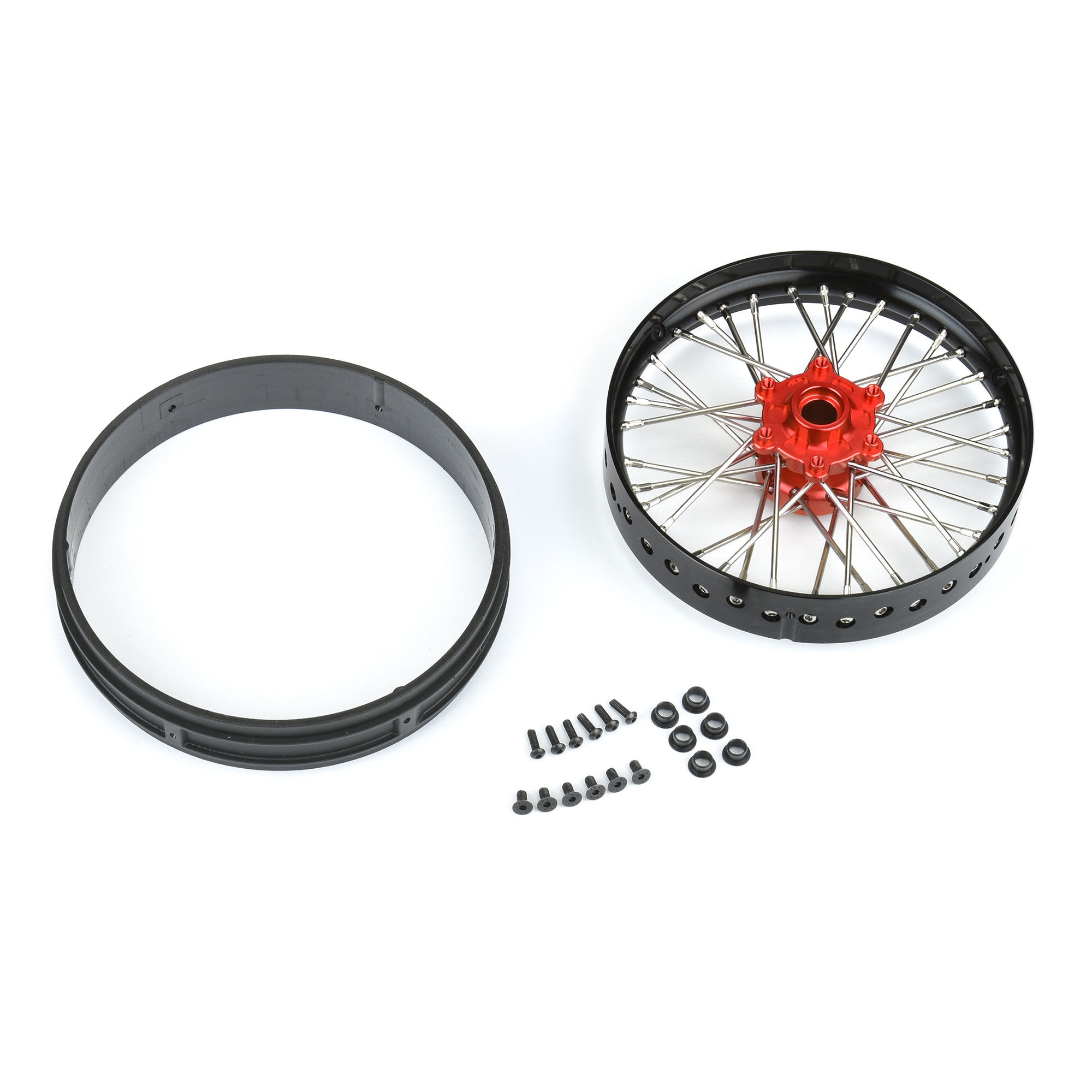 Pro-Line Racing 1/4 Pro-Spec Aluminum V2 Bead Front Wheel Black