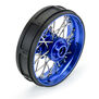 1/4 Pro-Spec Aluminum V2 Bead Front Wheel Blue/Blue (1): Promoto-SM