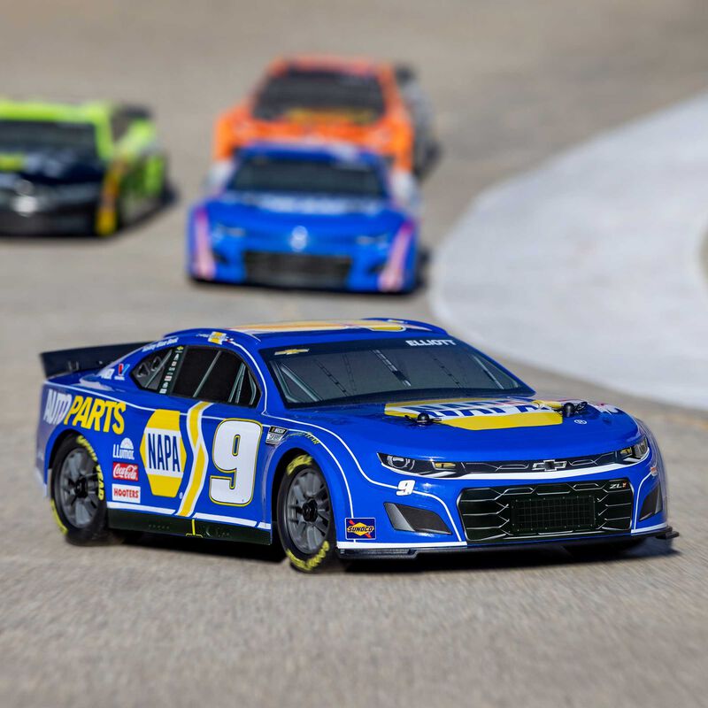 1/12 NASCAR RC Race Car Chase Elliott No. 9 2024 NAPA Chevrolet ZL1 Camaro 2S AWD RTR Brushed On-Road (Battery & Charger Included), Blue