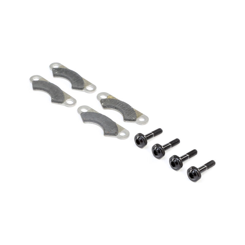 Losi Brake Pads and Screws (4): 8IGHT-X