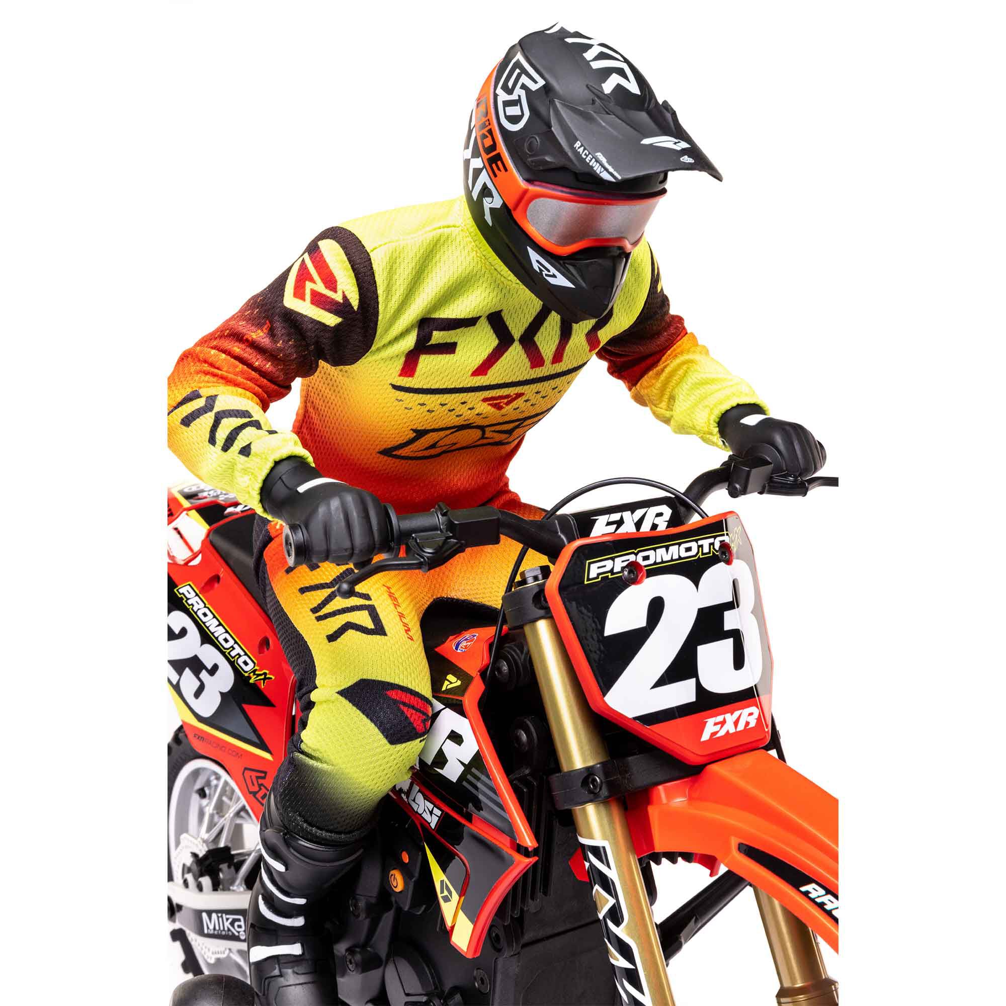 Losi 1/4 Promoto-MX FXR 2S RTR Brushless Motorcycle, RedRED | Losi