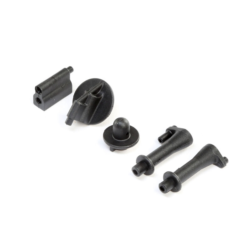 Losi Body Posts and Tank Mount: 8X, 8XE