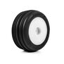 Pro-Line Racing Edge Front / Step Pin Rear Tires Mounted 7mm White (4): Losi Micro-T