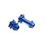 Aluminum Hub Set, Machined, Blue: PM-MX/SM