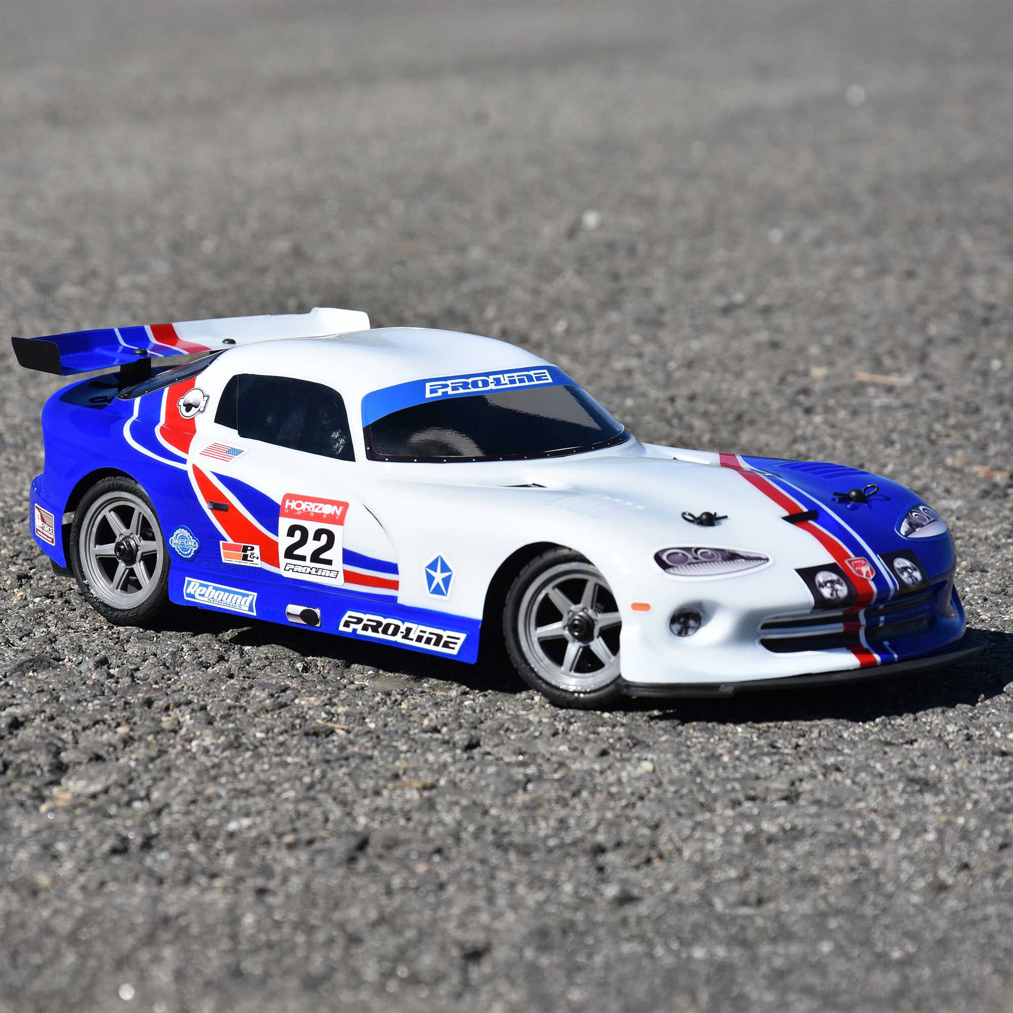 Pro-Line Racing 1/12 Pre-Cut 2002 Dodge Viper GTS Clear Body: Losi