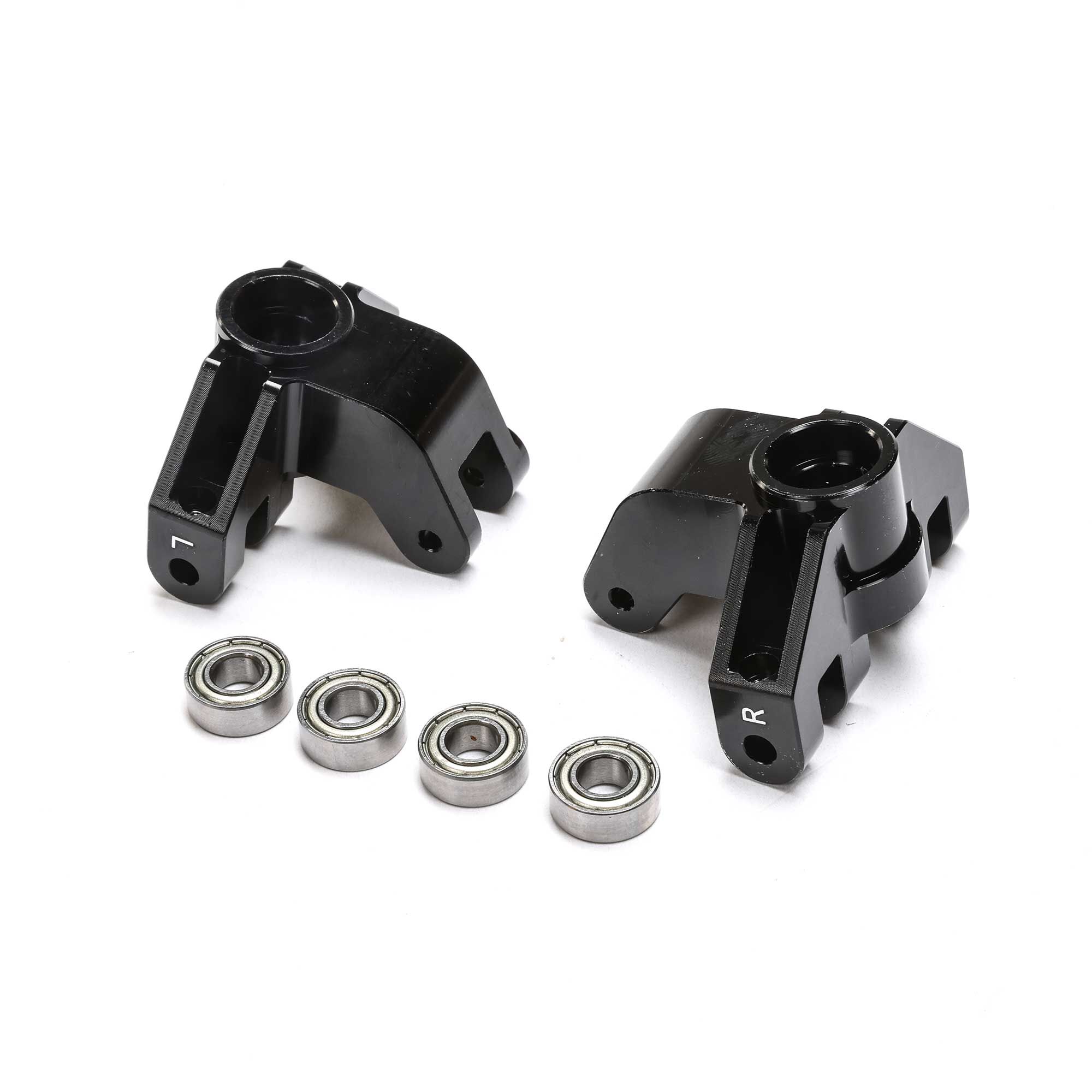 Team Losi Racing Steering Spindle Set, AL (L/R): LMT, TTLMT | Losi