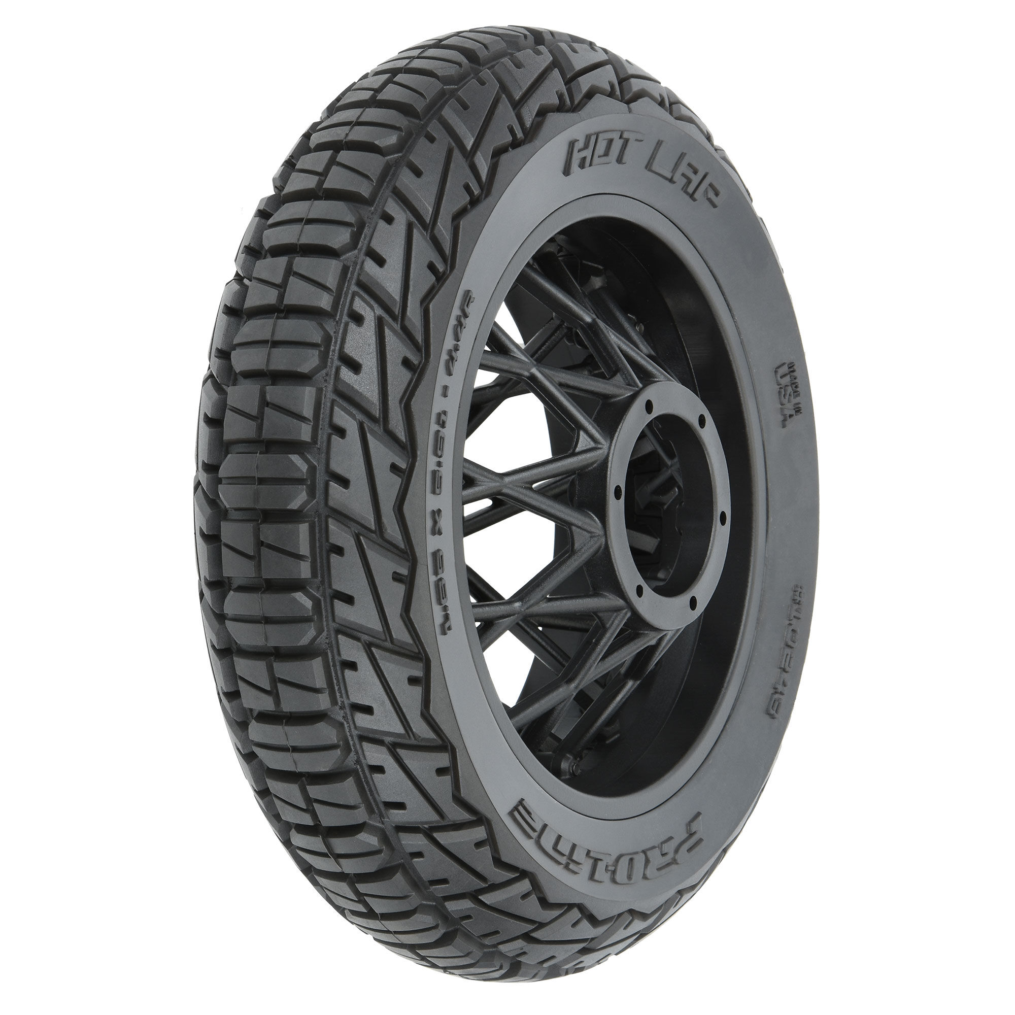Pro-Line Racing 1/4 Hot Lap MX S3 Rear Tire MTD Black Supermoto