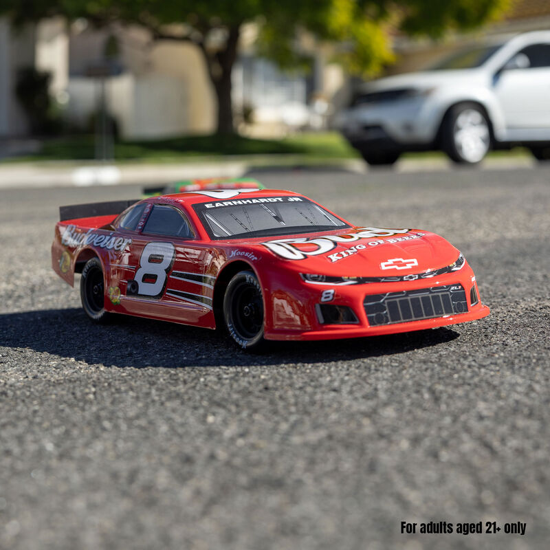 1/12 Asphalt Late Model RC Race Car Dale Earnhardt Jr. No. 8 2025 Budweiser Chevrolet ZL1 2S AWD On-Road (Battery & Charger Included), Red