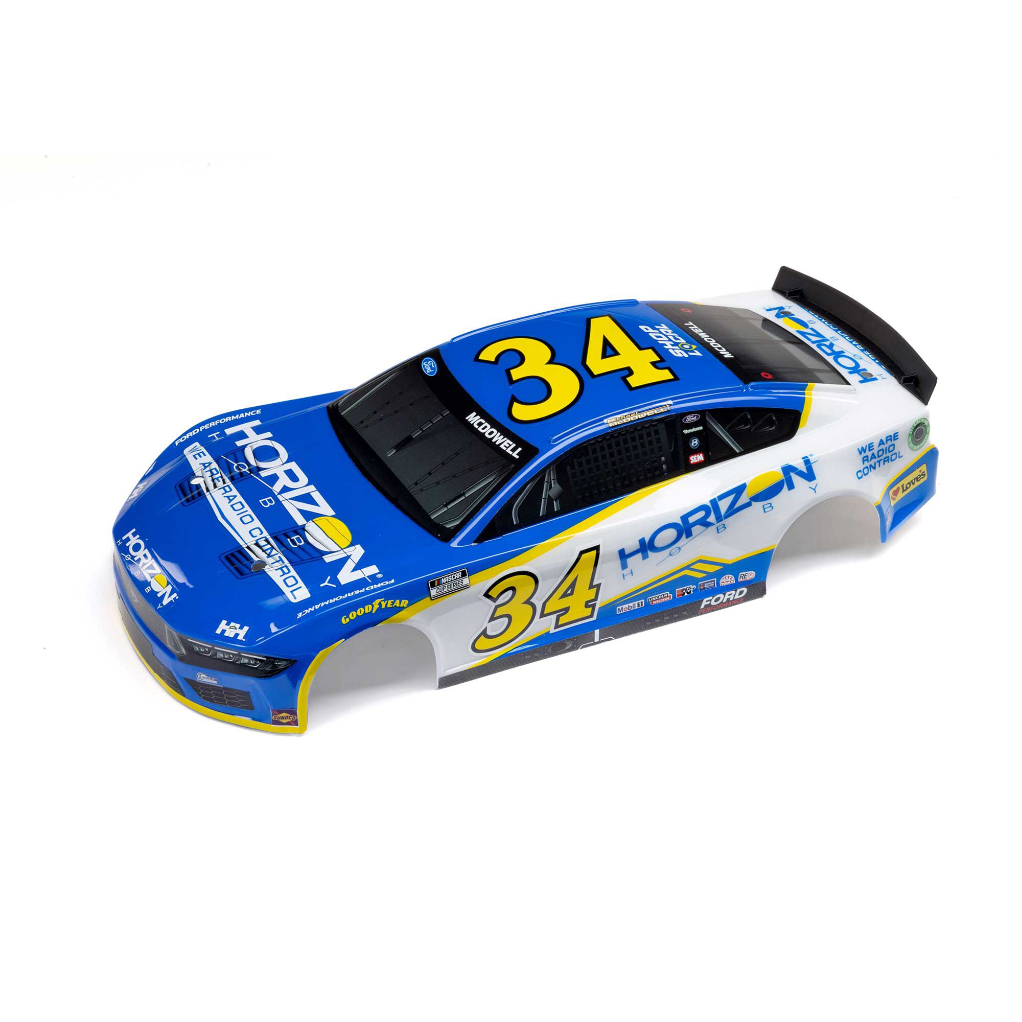 McDowell #34 Horizon Hobby 2024 Body: NASCAR | Losi