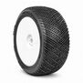 AKA PRODUCTS, INC. 1/8 Reverb Super Soft Long Wear Front/Rear 4.0" Off-Road Truck Tires MTD 17mm, White (2)