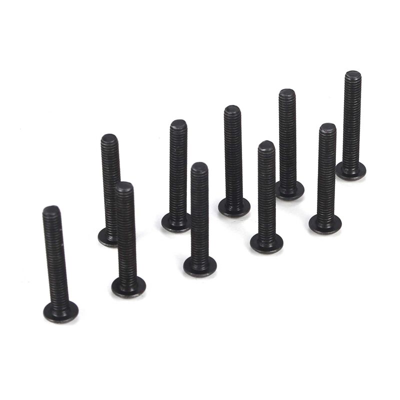Losi Button Head Screws, M3 x 20mm (10)