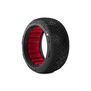 AKA PRODUCTS, INC. 1/8 Reverb Super Soft Long Wear Front/Rear Off-Road Buggy Tires Racer Bundle, White