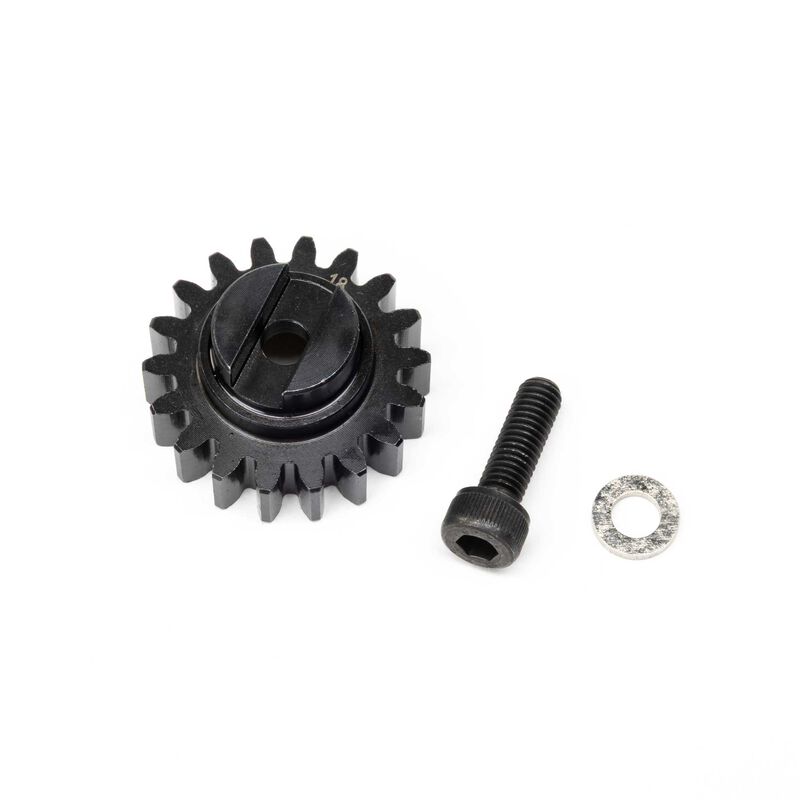 Losi Pinion Gear and Hardware, 18T 1.5M: 5IVE-TG 3.0