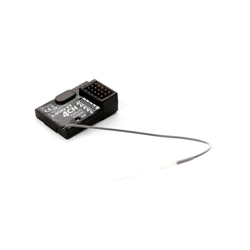 2.4GHz Receiver, Waterproof , 4-Channel, V3