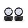 Pro-Line Racing 1/28 Prism Front/Rear Carpet Tires Mounted 7mm, White (4): Losi Micro-T