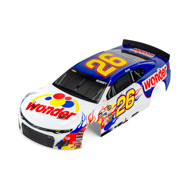 Losi 1/12 Ricky Bobby No. 26 2026 Wonder Bread Chevrolet ZL1 Body: NASCAR GROM