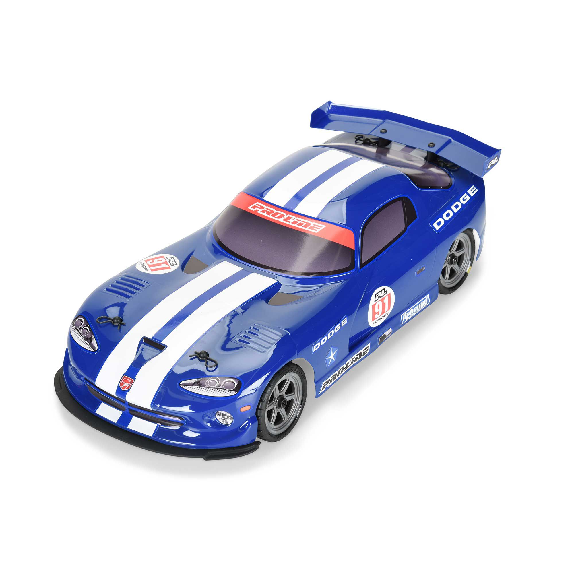 Pro-Line Racing 1/12 Pre-Cut 2002 Dodge Viper GTS Blue Body: Losi