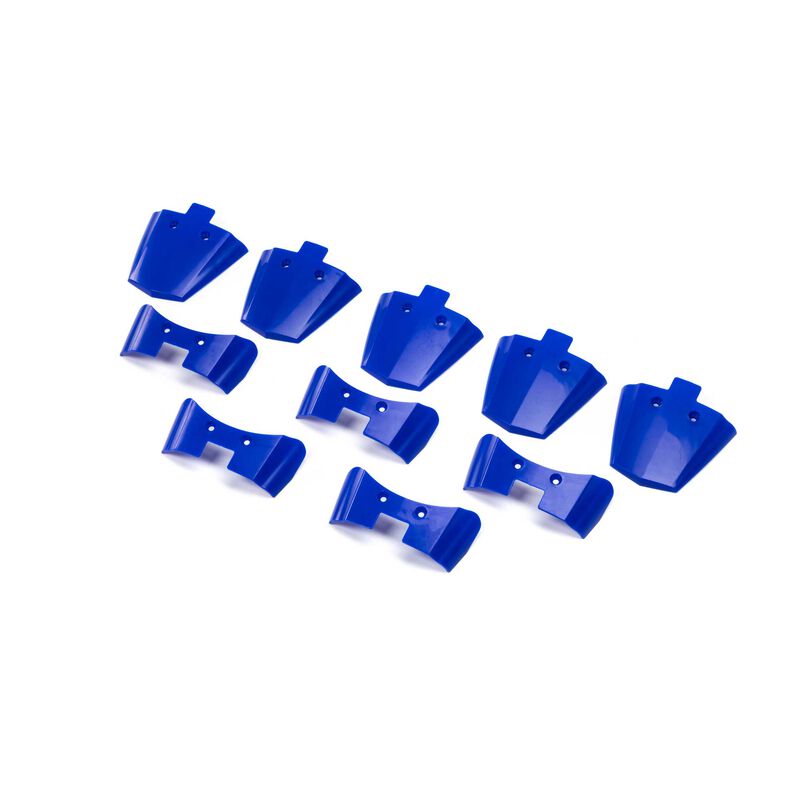 Losi Rear Fender Pack, Blue: Promoto-MX/SM