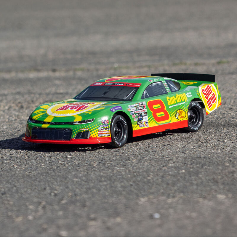 1/12 Asphalt Late Model RC Race Car Dale Earnhardt Jr. No. 8 2025 Sun Drop Chevrolet ZL1 2S AWD On-Road (Battery & Charger Included), Green