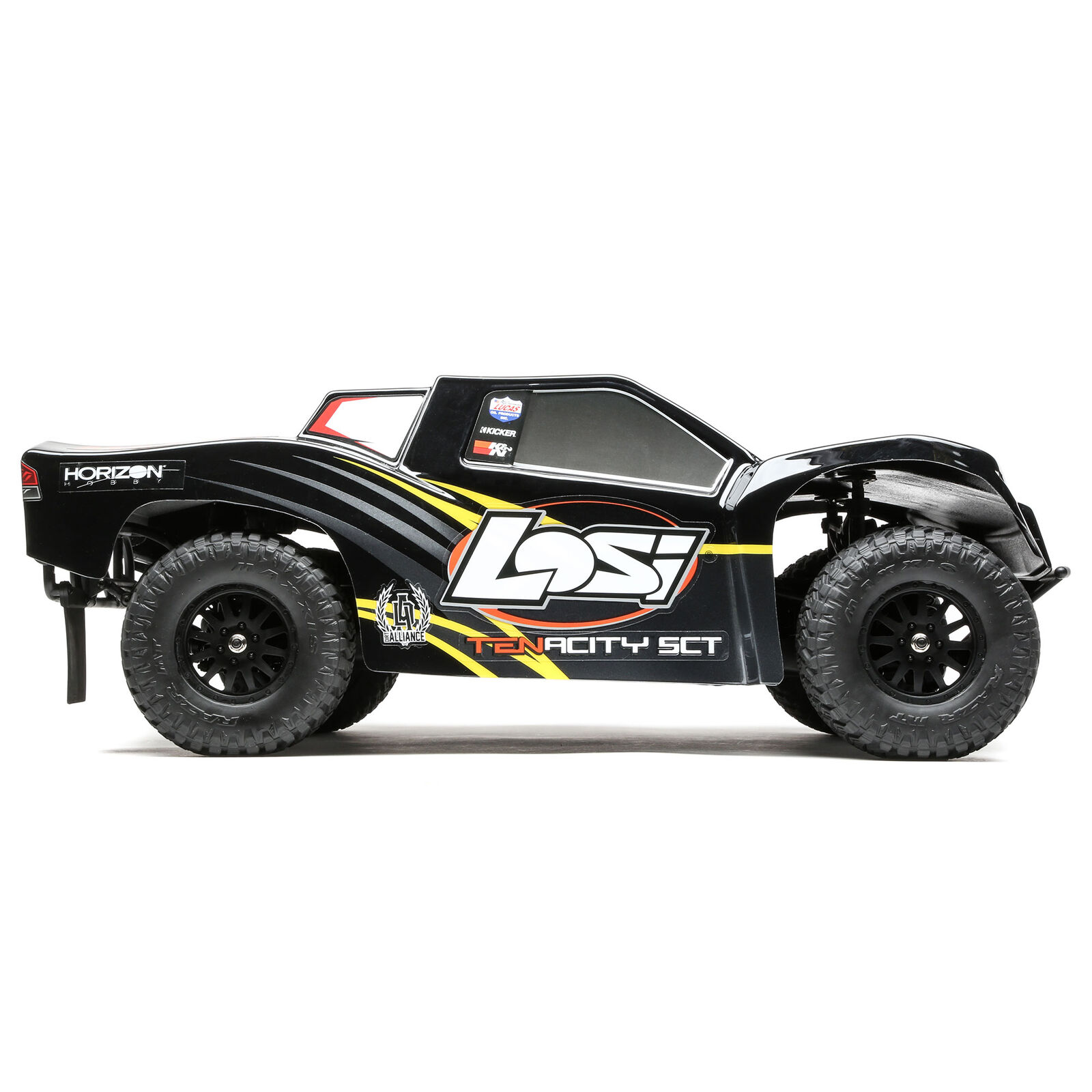 SPRINT 1:10 Scale RC Car 20+ MPH - Brushed - Black/Yellow