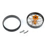 1/4 Pro-Spec Aluminum F/R Wheel Black/Gold Dunlop MX33/MX14 Bundle