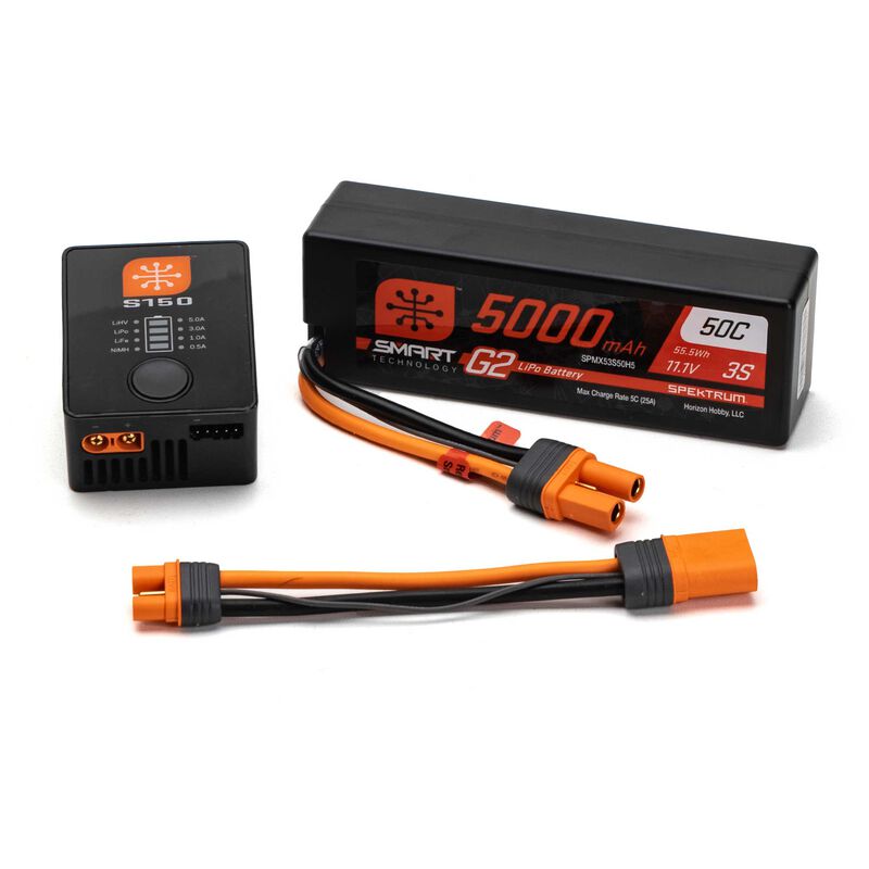 Smart G2 Powerstage Surface Bundle: 3S 5000mAh LiPo Battery / S150 Charger