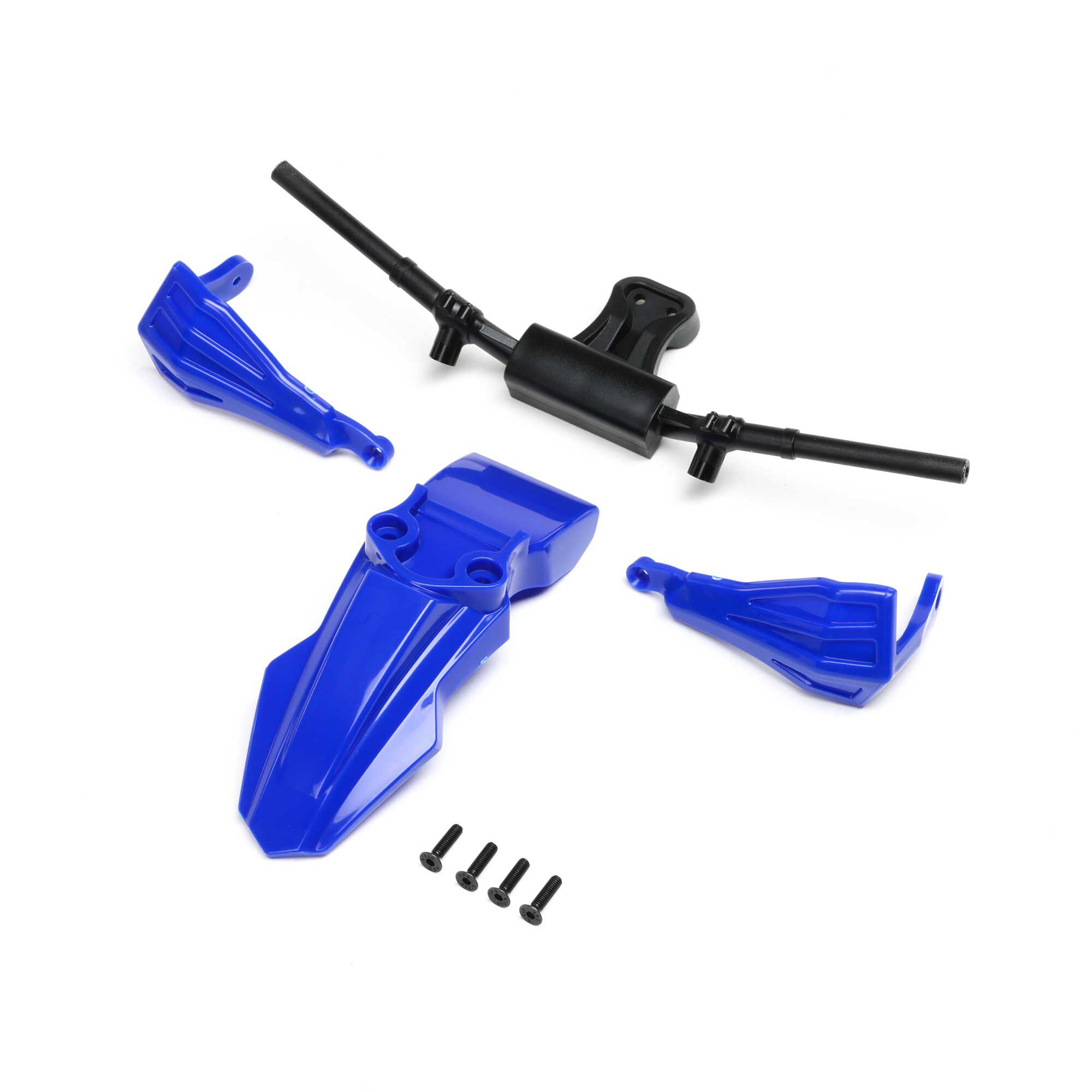 Fender, Handguards & Handle Bars, Blue: PM-SM/MX | Losi
