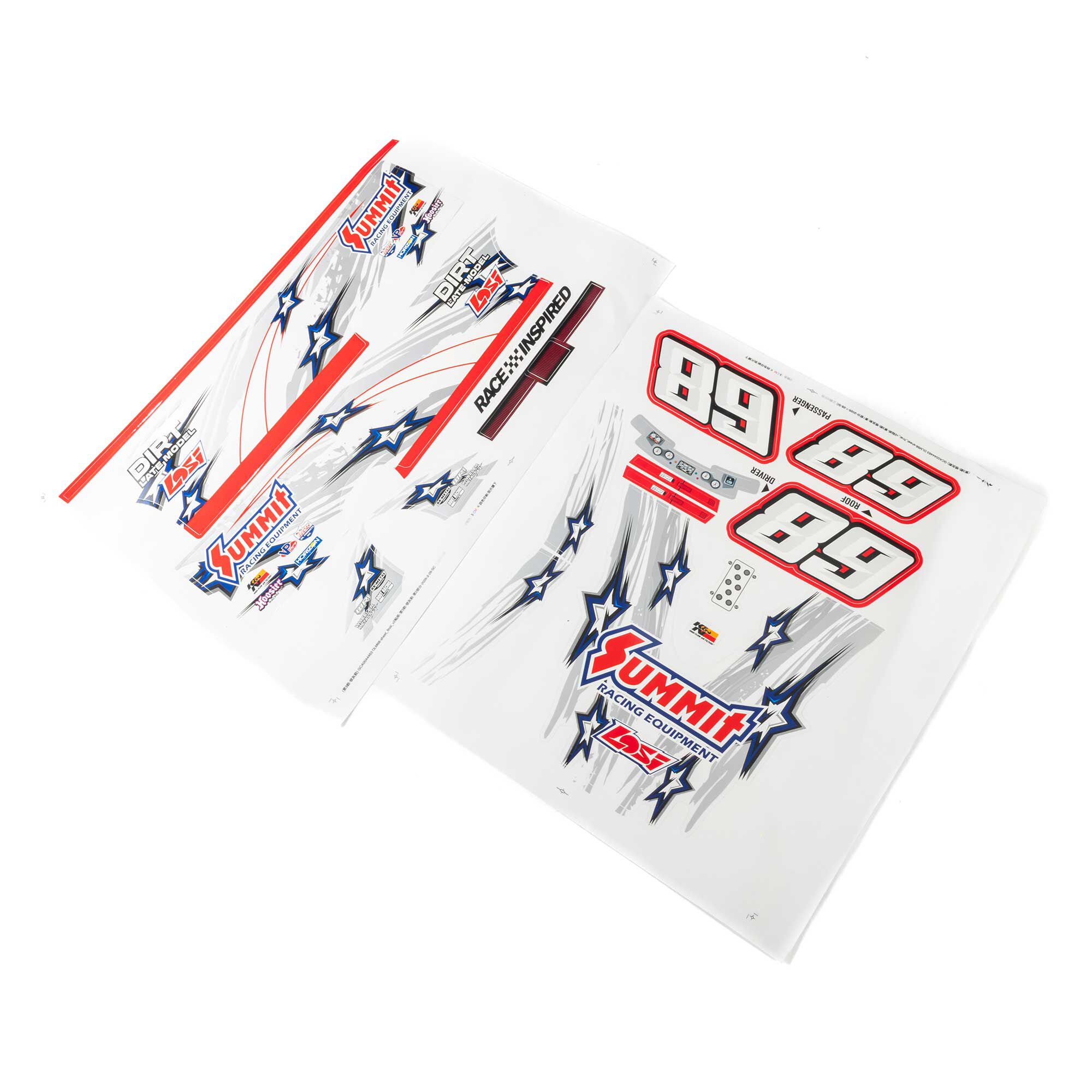 Losi Graphics Set, Summit Racing: 22S DLM | Losi