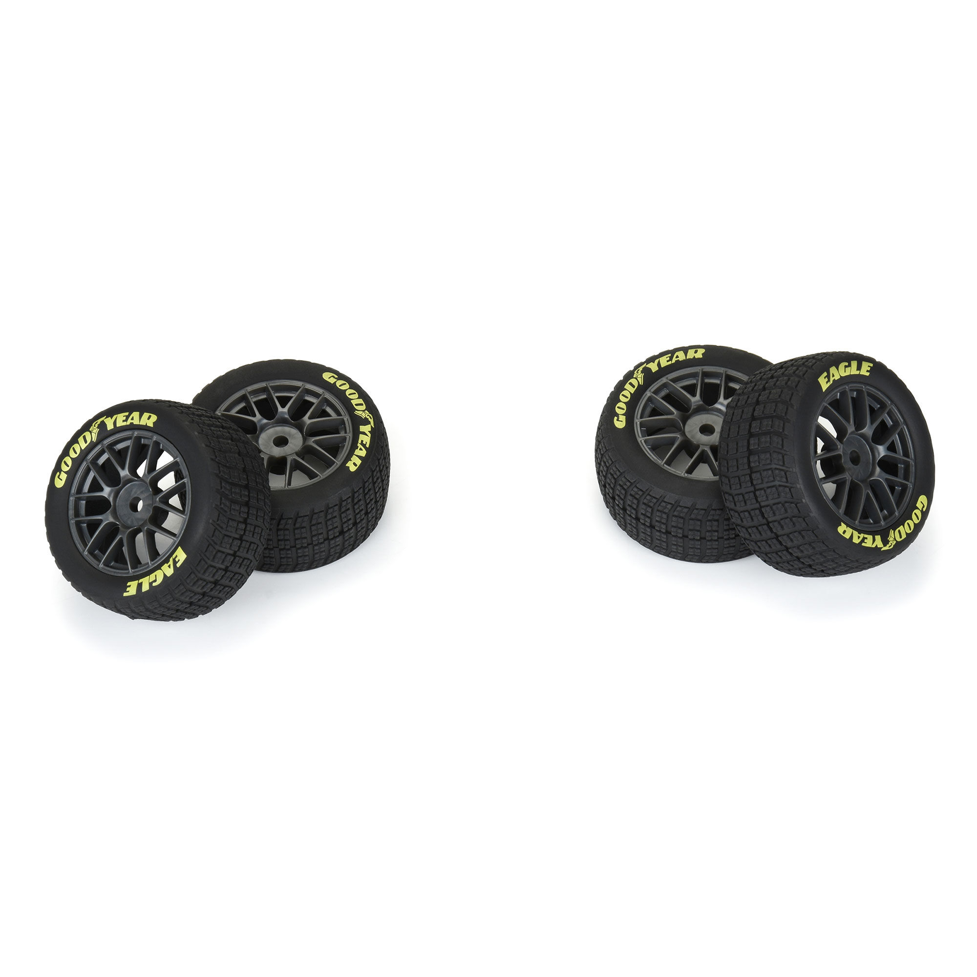 Pro-Line Racing 1/12 Goodyear Eagle Dirt Tire F/R MTD Gray Wheels