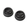 Pro-Line Racing 1/10 Sheriff Dirt Oval Wheels, 12mm Hex, Black (2): Losi Sprint Car (Front)