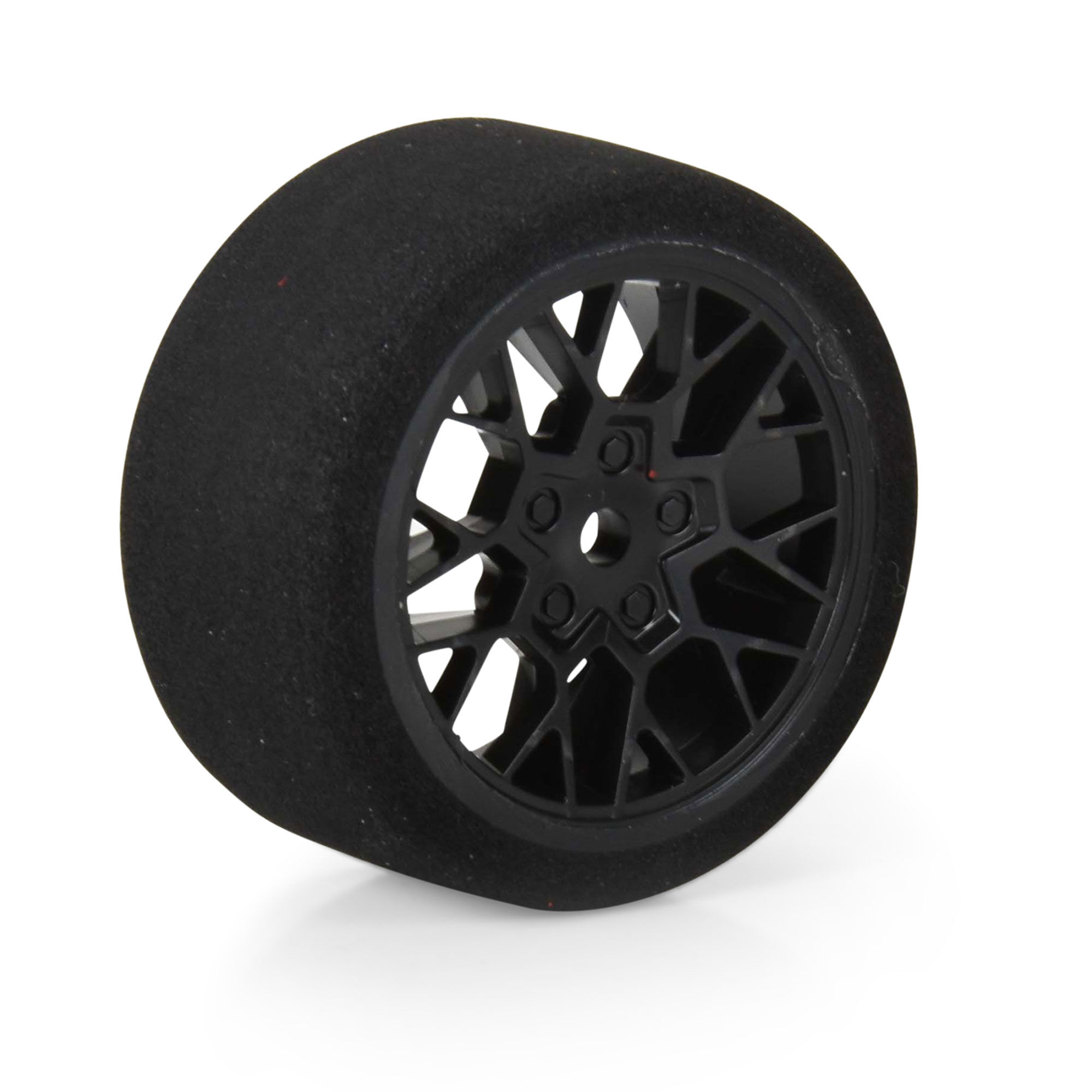 Fifty6 Foam Tire Mounted on Circuit Black Wheel 8mm Hex (4) | Losi