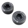 Losi Hoosier Tires, Hard, Mounted, Black, FR/RR (2): 22S DLM