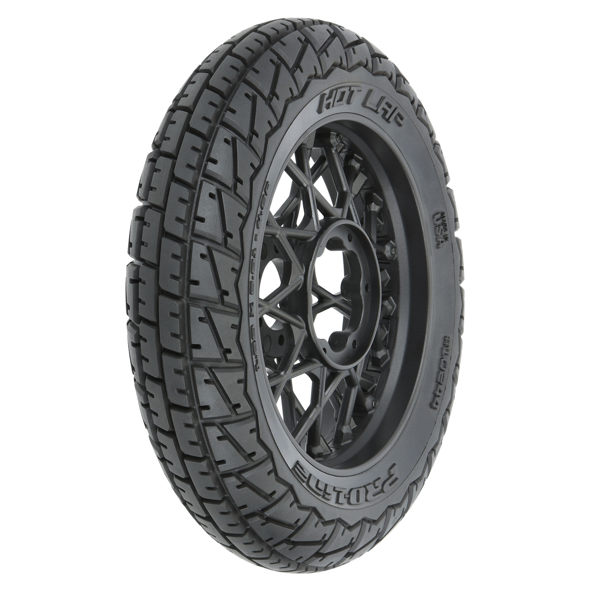 Pro-Line Racing 1/4 Hot Lap MX S3 Front Tire MTD Black Supermoto
