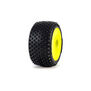 Pro-Line Racing 1/28 Prism Front/Rear Carpet Tires Mounted 7mm, Yellow (4): Losi Micro-T