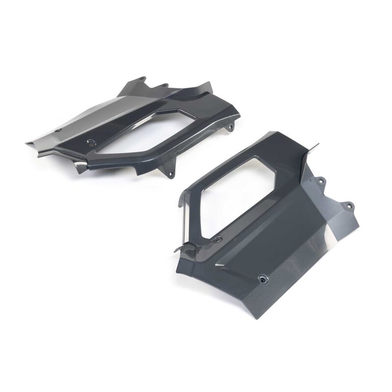 Losi Body Panel, Door, Left/Right, Gun Metal Grey: 5IVE-T 3.0