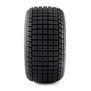 Losi Hoosier Tires, Soft, Mounted, Satin Aluminum, FR/RR (2): 22S DLM