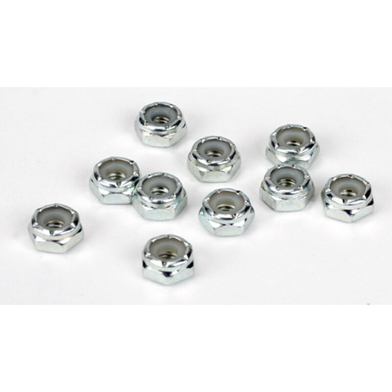 Steel Lock Nuts, 8-32 (10)