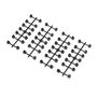 Losi Insert Set, Adjustable Pivot: 8X, 8XE 2.0